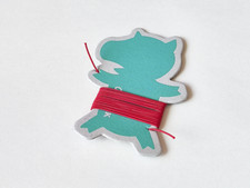 SMKC HORN ROTOR VALVE CORD / STRING Red