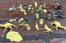 Vintage Hand painted toy soldiers Camels Horses corp lot