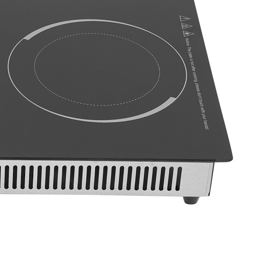 Electric Cooktop LED Electric Stovetop 2 Burners Electric Cooktop 1100W & 600W - Picture 20 of 21
