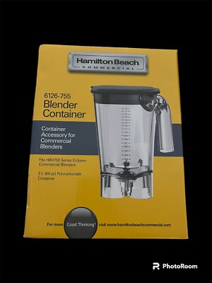 Hamilton Beach 6126-755 64 oz Polycarbonate Container HBH750 series eclipse