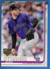 2019 Topps Series 1 150th Anniversary Gold Stamp #106 Adam Ottavino Rockies