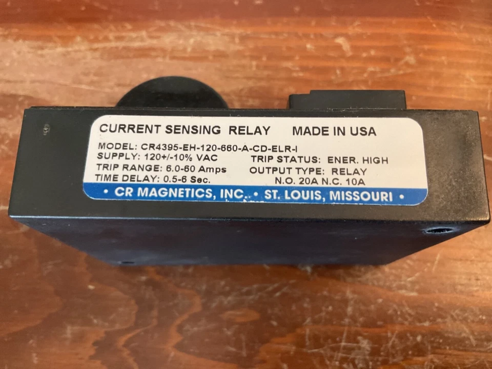 CR MAGNECTICS CR4395-EH-120-660-A-CD-ELR-I Current Sensing Relay - Image 3 of 4
