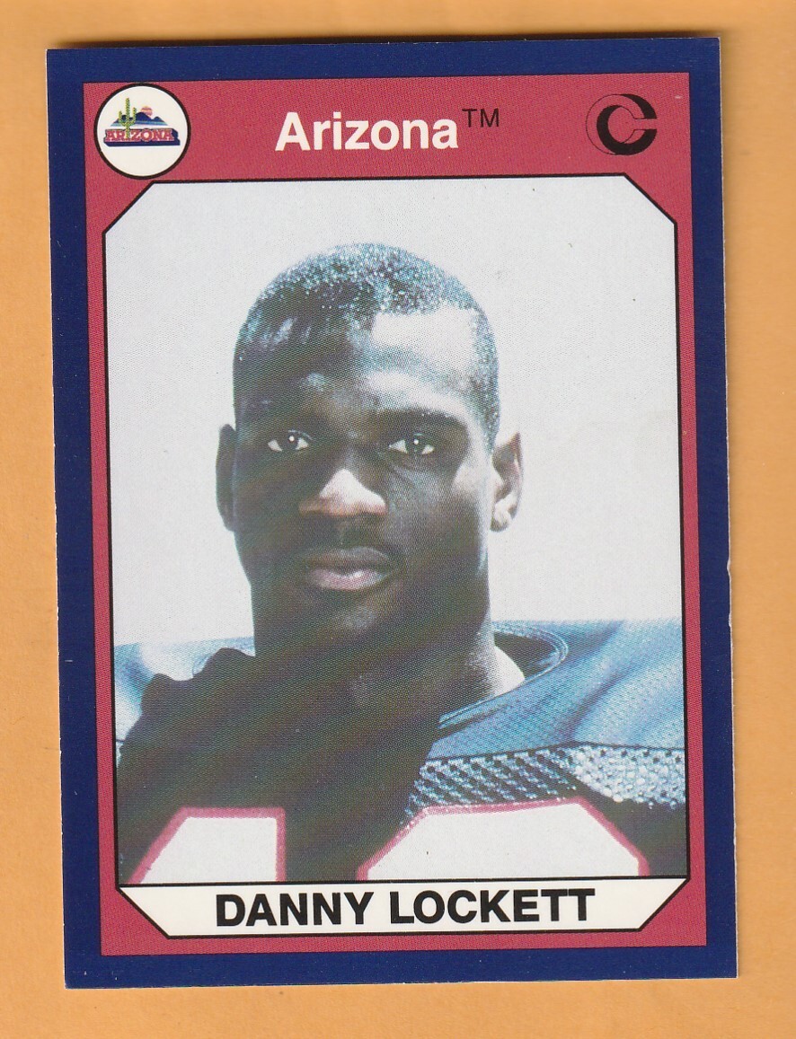Danny Lockett Arizona Wildcats 1990 Card #30 Fort Valley Georgia