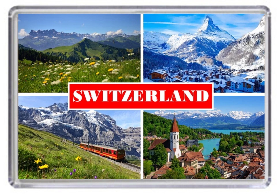 Switzerland Fridge Magnet 01 free postage
