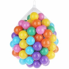100 Pack  Multi Color Plastic soft Balls For Kids Ball Pits Toys Play Pool