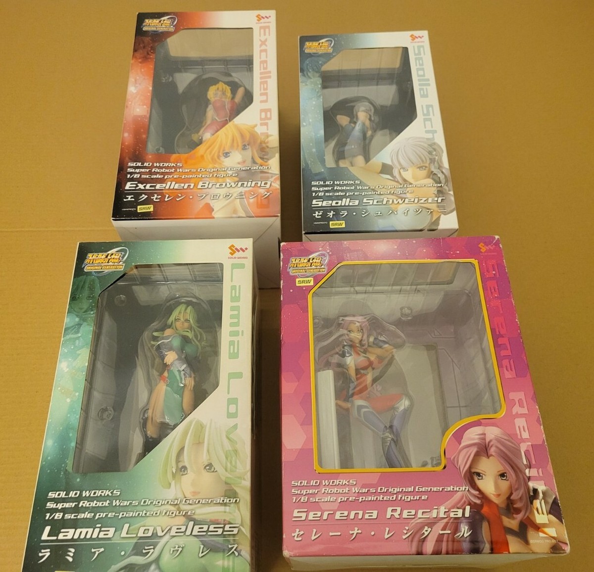 Super Robot Wars Original Generation PVC Figures by Solid Works 