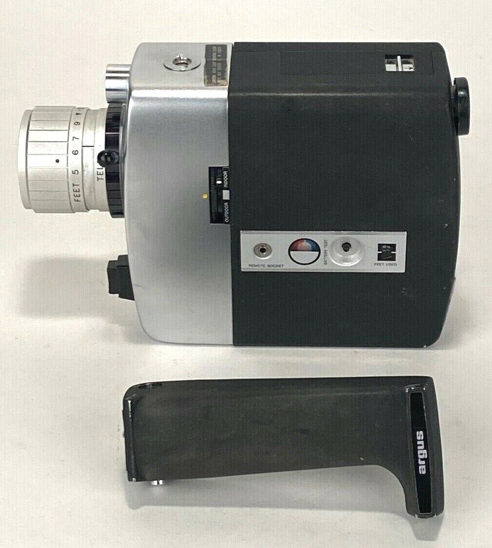 Vintage Argus Super Eight 8 MM Movie Camera Model 812 w Vintage Argus Super Eight 8 MM Movie Camera Model 812 w