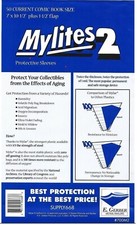 1000x E GERBER - MYLITES 2 -MYLAR COMIC BAGS #700M2 -CURRENT  COMIC (1990+) SIZE