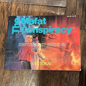 Mafat Conspiracy Nintendo Entertainment System NES *CIB, EXCELLENT CONDITION*