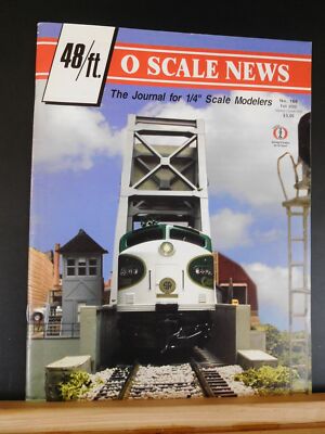 O Scale News #166 2002 Fall Burlingon Route Lokomotiven Milw Doodlebug