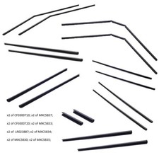 Window Channel Kit with screws Defender 110 SW 4mm