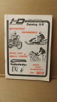 1977-78 Stanley W. Tull Snowmobile Catalog Mini Bike Go-Cart Motorcycle 