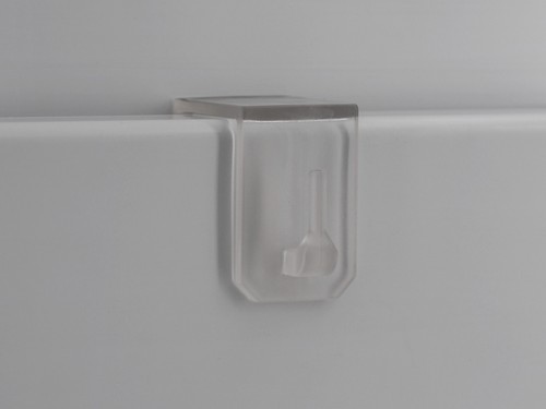 Fensterhaken Dekohaken Fensterklipp, weiß oder transparent, verschiedene Größen - Picture 13 of 17