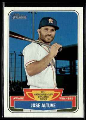 2018 Topps Heritage Award Winners Jose Altuve Houston Astros #AW-1