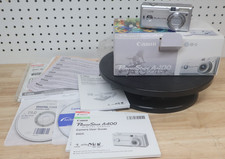 Nice Clean Barely Used Canon Digital Camera PowerShot A400 3.2MP Silver Tested