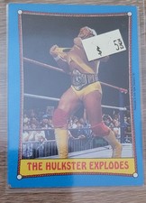 1987 Topps WWF Wrestling #26 Hulk Hogan The Hulkster Explodes