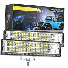 6 inch 84W Car Flood LED Work Light Bar 12000LM Driving Pods Lights 6500K