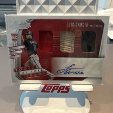 2021 Panini Absolute - Tools of the Trade 3 Swatch Signature Luis Garcia /99