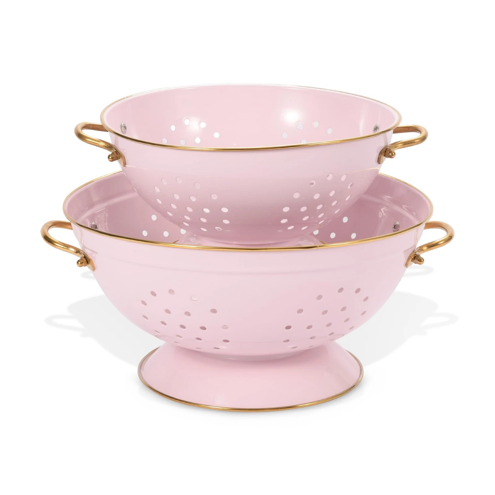 Metal Colander Set of 2, Strainer Basket with Handles 3.5 & 5 Qt Coated -drai...
Opens in a new wind