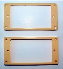 Guitar Parts Humbucker Pickup MOUNTING RINGS Trim Bezels - Set of 2 - CREAM