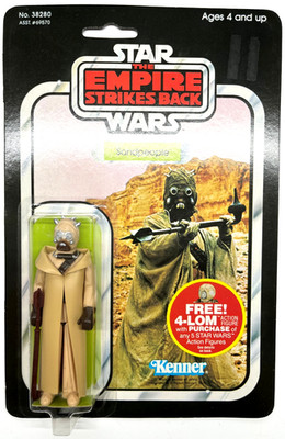 VINTAGE STAR WARS 1982 KENNER ESB SANDPEOPLE 47-BACK MOC