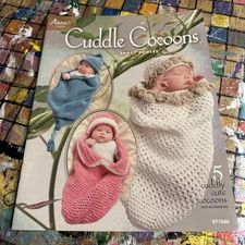 Annie s crochet 5 Cuddle Cocoons and accessories patterns 