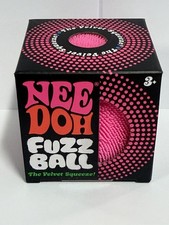 NeeDoh Fuzz Ball Fuzzy Squishy Sensory Fidget Toy NEW Schylling Soft Plush