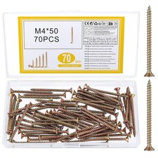 ZWFSDM Self-Tapping Screws - Corrosion Resistant Color Zinc Plated Carbon Steel