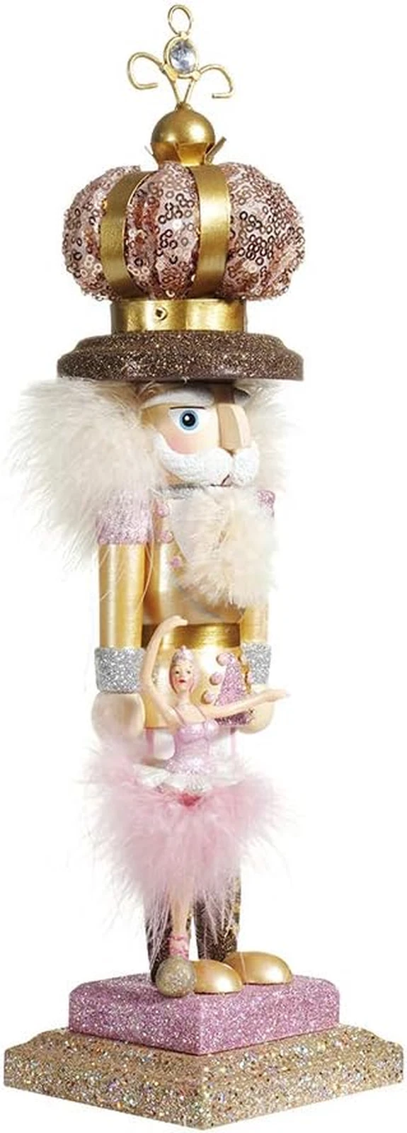 Kurt Adler 14-Inch Hollywood™ Ballet and Crown Nutcracker
