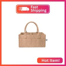 Mr. Pen- Baby Diaper Caddy Organizer, Earthy Clay, Baby Caddy Organizer with Han