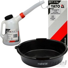 YATO AUFFANGWANNE 7L + FÜLLKANNE 5L ÖLKANIS...