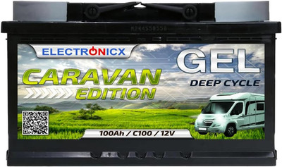 GEL Caravan Versorgungsbatterie 100Ah 12V   Deep Cycle Wohnmobil Batterie 100 Ah