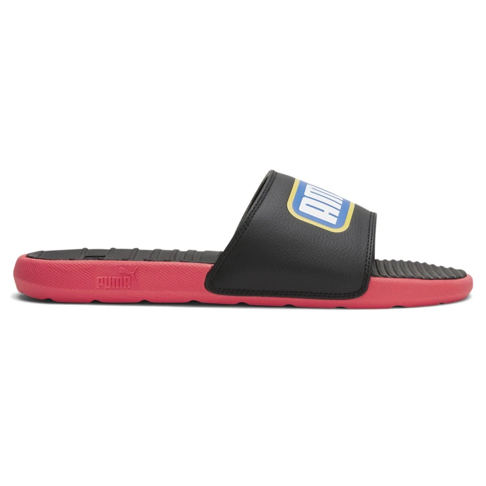 Puma Cool Cat Alumni Logo Slide Uomo Nero Sandali Casual 38588201