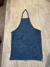 Vintage Denim Workwear Apron Pockets Shop Paint Chore Cooking BBQ Unbranded USED