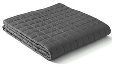 Cooling Weighted Blanket for Adults, 60 in x 80 in 15 lb Dark Grey  exclusive