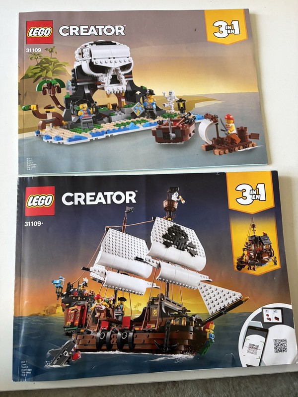 LEGO Creator 31109 Pirate Ship 3-in-1 Building Set 9+