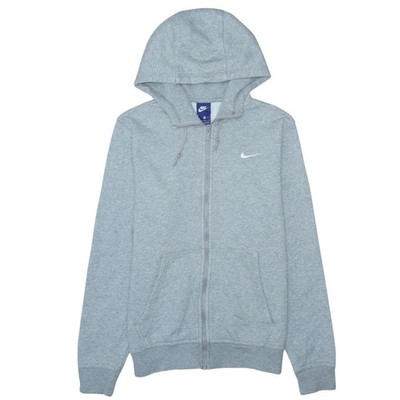 Nike Herren Hoodie grau Full Zip Gr. M Sportswear Sweatshirt