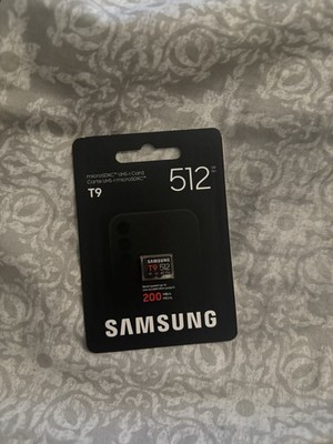 Samsung T9 512GB MicroSDXC 1  Class 10 UHS-I U3 A2 V30 Memory Card - NEW