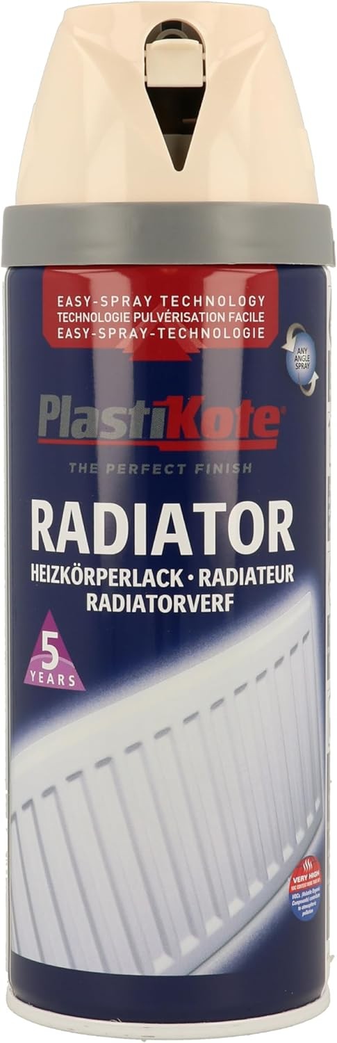 Plasti-kote 26101 400ml Radiator Magnolia
