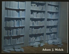 Adam J Welch / Miscellaneous Debris Exhibition catalog + blue styrofoam brick