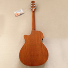 EQ 41" Cutaway Acoustic Guitar Mahogany Top Bone Nut Gigbag Rosewood Fretboard — photo 5