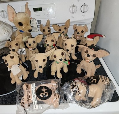 Taco Bell Chihuahua Plush Toy Collection 2000 & Fast Food Original