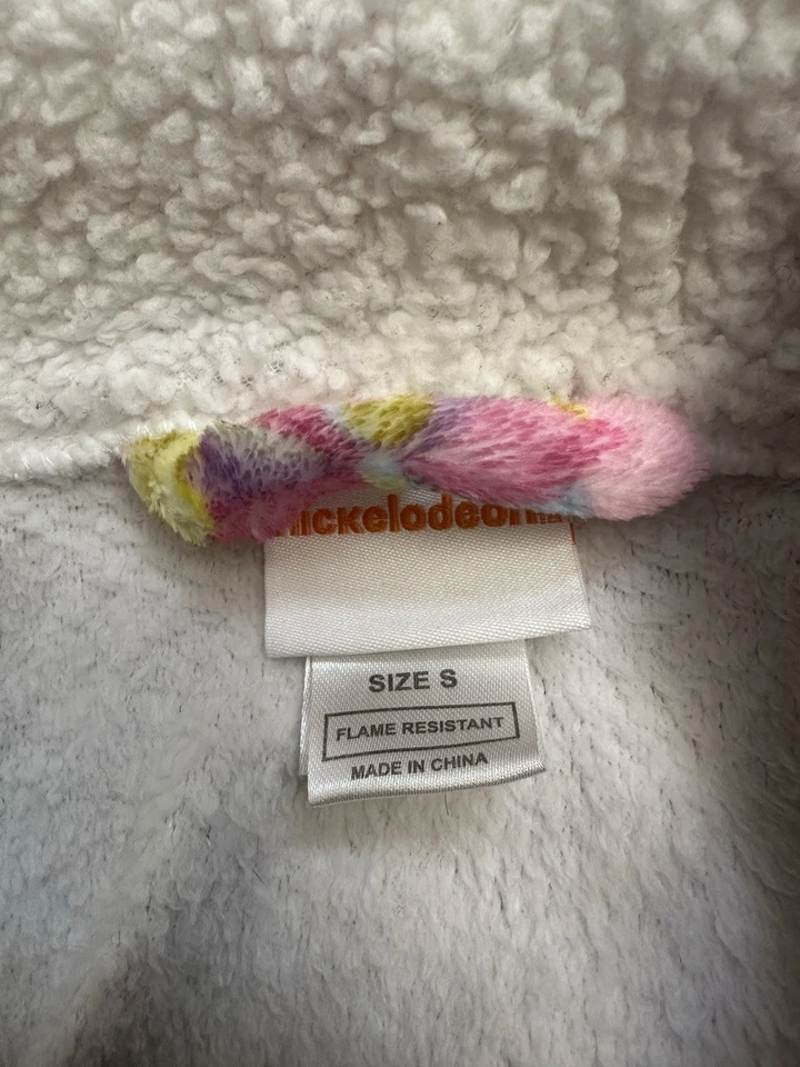 Roupão Jojo Siwa para Meninas, Tamanho Pequeno (7/8) Rosa e Branco, Marca Nickelodeon - Imagem 2 de 2