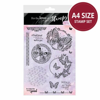 Hunkydory * 14 unmontierte Gummistempel * Aus Liebe zu ... * All of a Flattern