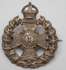 Rifle Brigade WM Cap Badge Made into Sweetheart Brooch. WW1/WW2
