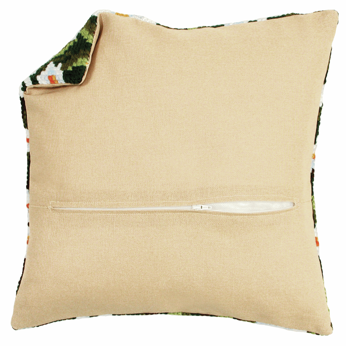 Vervaco Cushion Back: 45 x 45cm: Ecru - Image 2