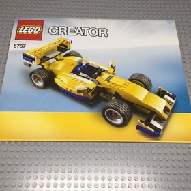 LEGO Creator 3 in 1 Yellow Vehicle 5767 Cool Cruiser Set w Instructions