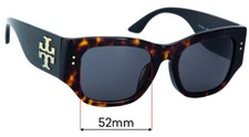 SFx Replacement Sunglass Lenses fits Tory Burch TY7145U - 52mm Wide