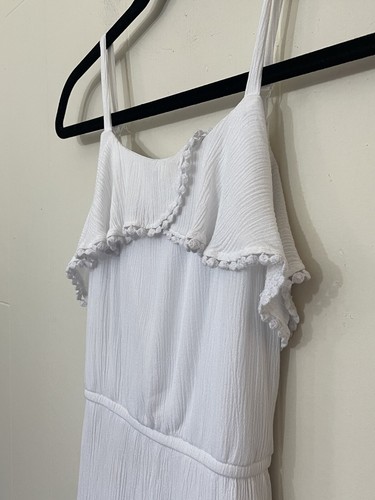 D’signed by Disney Kids White Sleeveless Midi Dress ~ High Low Hem ~ Girls Sz M - Picture 6 of 14