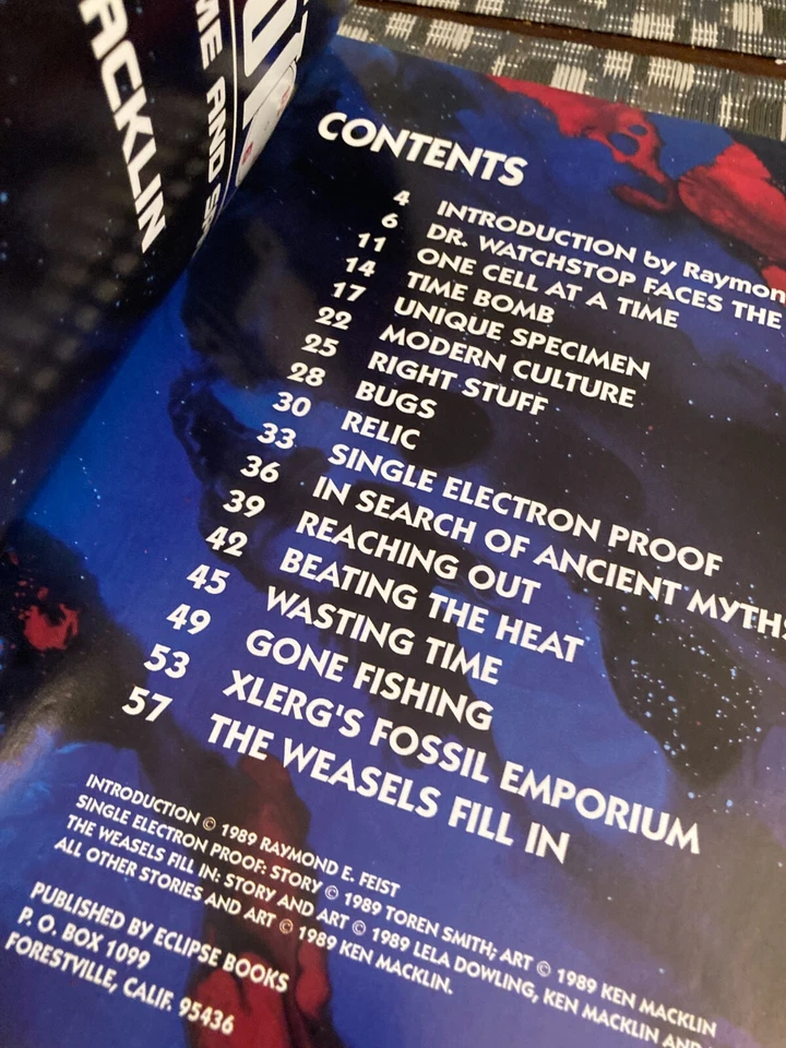 Dr. Watchstop - Aventuras en el tiempo y el espacio (1989) Ken Macklin ECLIPSE Foto 4 de 4